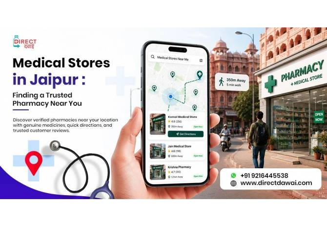 Medical Stores in Jaipur: Finding a Trusted Pharmacy Near You